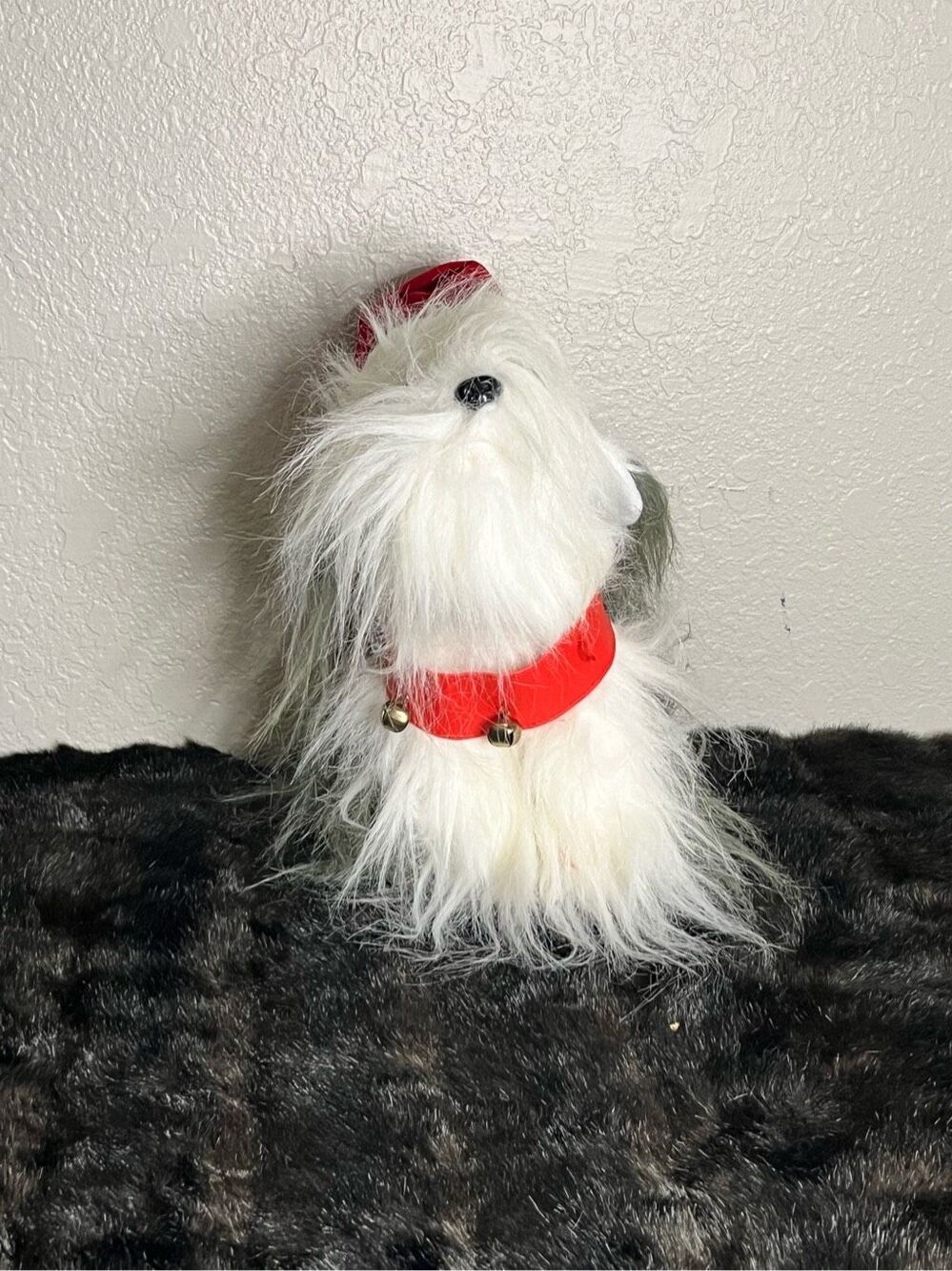 Gemmy Animated Christmas Plush Sheep Dog Barks Sings “Deck the Halls